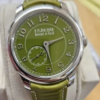 F.P. Journe Souveraine 40mm Platinum Green