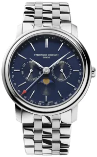 Frédérique Constant Classics FC-270N4P6B Stainless steel Blue