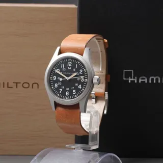 Hamilton Khaki Field H694390 39mm Stainless steel Black