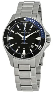 Hamilton Khaki Navy H82315131 Stainless steel Black