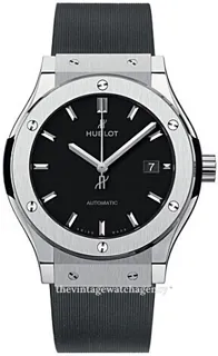 Hublot Classic Fusion 45, 42, 38, 33  542.NX.1171.RX 42mm brushed/polished titanium Black