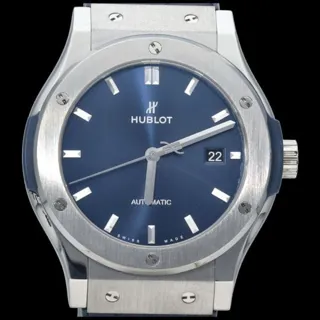 Hublot Classic Fusion 42mm Titanium Blue