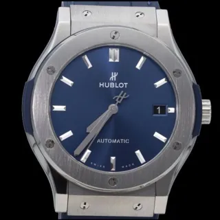 Hublot Classic Fusion 45mm Titanium Blue