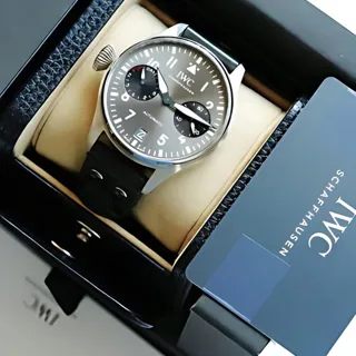 IWC Big Pilot IW501012 46.2mm Stainless steel Gray