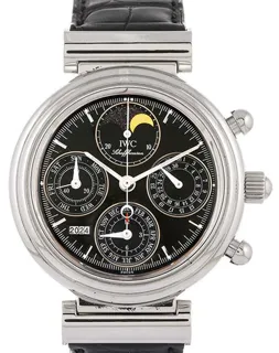 IWC Da Vinci Perpetual Calendar 3750-030 39mm Stainless steel Black