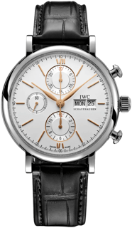 IWC Portofino Chronograph IW391031 42mm Stainless steel Silver