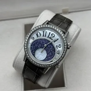 Jaeger-LeCoultre Rendez-Vous Q3533490 39mm White gold Blue