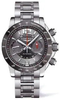 Longines Admiral L3.667.4.06.7 42mm Ceramic and Stainless steel Gray