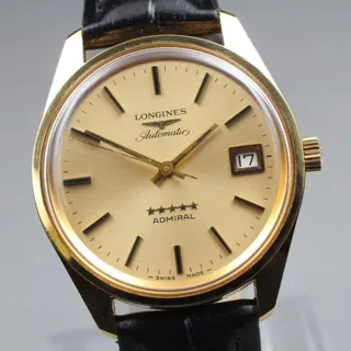 Longines Admiral 35mm Stainless steel Golden