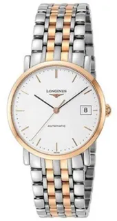 Longines Elegant L4.809.5.12.7 Stainless steel and Red gold White