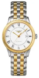 Longines Flagship L4.374.3.21.7 30mm Stainless steel White