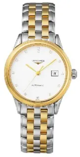 Longines Flagship L4.374.3.27.7 30mm Stainless steel White