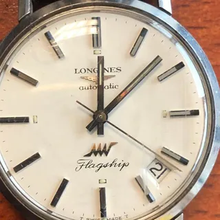 Longines Flagship L4.774.4.27.6 35.5mm Stainless steel White