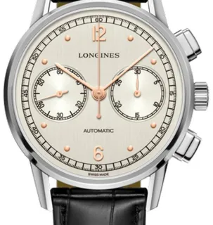 Longines Heritage L28144763 41mm Stainless steel Silver