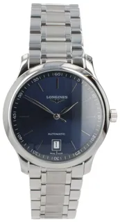 Longines Master Collection L2.628.4 38.5mm Stainless steel Blue