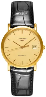 Longines Présence L4.778.6.32.0 34.5mm Yellow gold Champagne