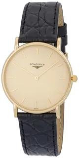 Longines Présence L4.802.6.32.2 Yellow gold Champagne