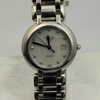 Longines PrimaLuna L8.113.4.87.6 30mm Stainless steel White