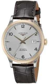 Longines Record L28215762 Rose gold and Stainless steel Silver