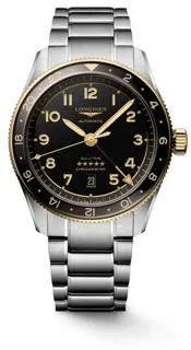 Longines Spirit 00 DIAL Yellow gold and Stainless steel Black