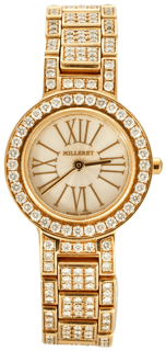 Milleret 750/1000 yellow gold$diamonds