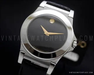 Movado Museum 2.8mm Stainless steel Black