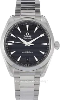 Omega Aqua Terra 220.10.41.21.01.001 41mm Stainless steel Black