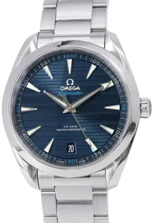 Omega Aqua Terra 220.10.41.21.03.001 41mm Stainless steel Blue