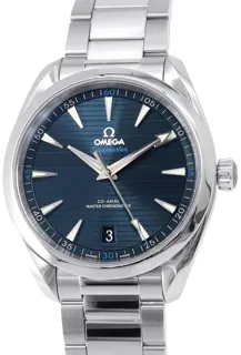 Omega Aqua Terra 220.10.41.21.03.001 41mm Stainless steel Blue