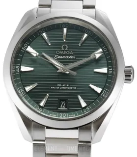 Omega Aqua Terra 220.10.41.21.10.001 41mm Stainless steel Green