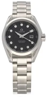 Omega Aqua Terra 231.10.30.61.56.001 30mm Stainless steel Gray