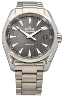 Omega Aqua Terra 231.10.39.60.06.001 38mm Stainless steel Gray