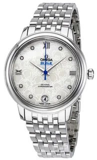 Omega De Ville 424.10.33.20.55.004 Stainless steel White