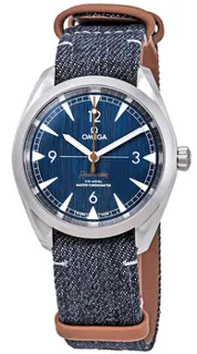 Omega Railmaster 220.12.40.20.03.001 Stainless steel Blue