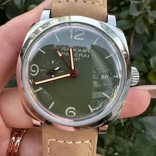 Panerai Radiomir GMT PAM 00998 45mm Stainless steel Green