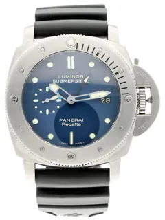 Panerai Submersible PAM 00371 47mm Titanium Blue