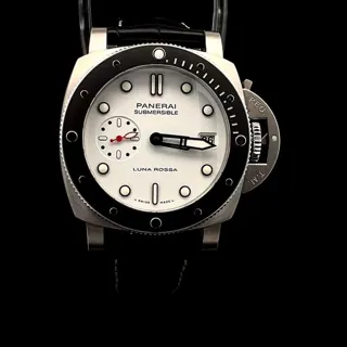 Panerai Submersible PAM 01579 Stainless steel White