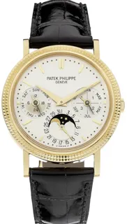 Patek Philippe Perpetual Calendar 5039J Yellow gold White