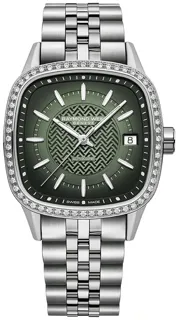 Raymond Weil Freelancer 2490-STS-52051. Stainless steel Green