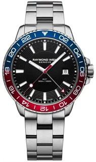 Raymond Weil Tango GMT 8280-ST3-20001 Stainless steel Black