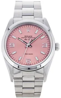 Rolex Air King 14000 ( DIAL) 34mm Stainless steel Pink