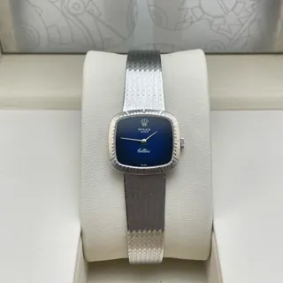 Rolex Cellini 4072 41mm White gold Blue