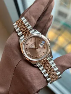 Rolex Datejust 36 126231-0027 Rose gold and Stainless steel Pink