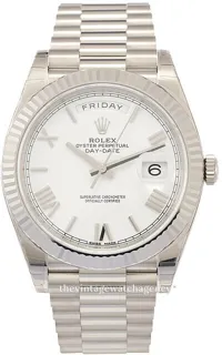 Rolex Day-Date 40 228239-0046 40mm White gold White