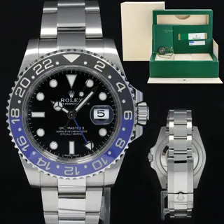 Rolex GMT-Master II 116710BLNR 40mm Stainless steel Black