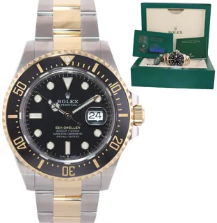 Rolex Sea-Dweller 126603 43mm Yellow gold and Stainless steel Black