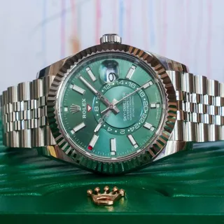 Rolex Sky-Dweller 336934 42mm Stainless steel Green