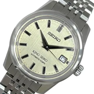 Seiko King SDKS015 39mm Stainless steel Silver