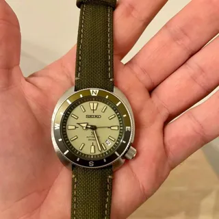 Seiko Prospex SRPG13K1 42.5mm Stainless steel Green