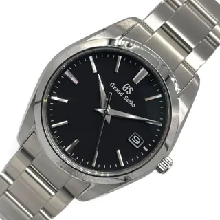 Seiko GS SBGX261 37mm Stainless steel Black